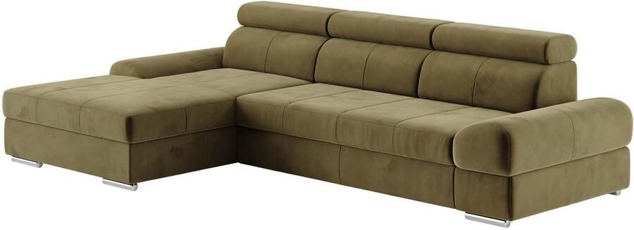 Sit&more Hoekbank Broadway L-vorm met verstelbare hoofdsteun naar keuze met slaapfunctie - Foto 5