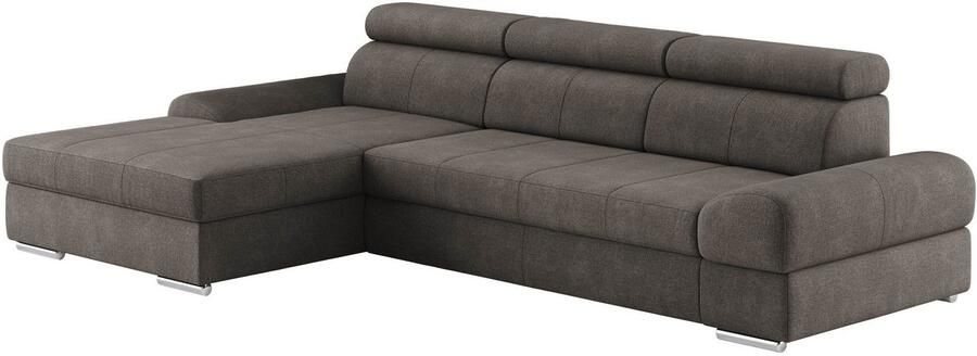 Sit&more Hoekbank Broadway L-vorm met verstelbare hoofdsteun naar keuze met slaapfunctie - Foto 6