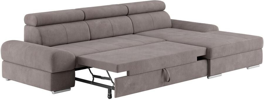 Sit&more Hoekbank Broadway L-vorm met verstelbare hoofdsteun naar keuze met slaapfunctie - Foto 4