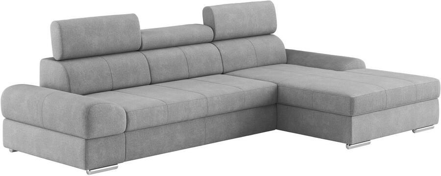 Sit&more Hoekbank Broadway L-vorm met verstelbare hoofdsteun naar keuze met slaapfunctie - Foto 3