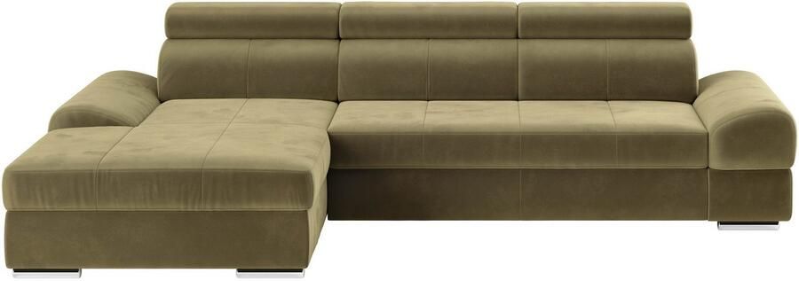 Sit&more Hoekbank Broadway L-vorm met verstelbare hoofdsteun naar keuze met slaapfunctie - Foto 4