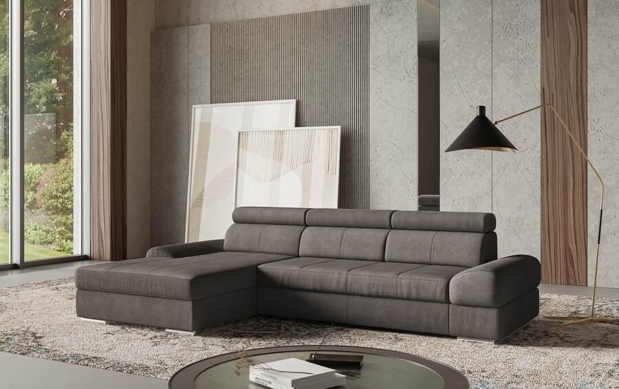 Sit&more Hoekbank Broadway L-vorm met verstelbare hoofdsteun naar keuze met slaapfunctie - Foto 2