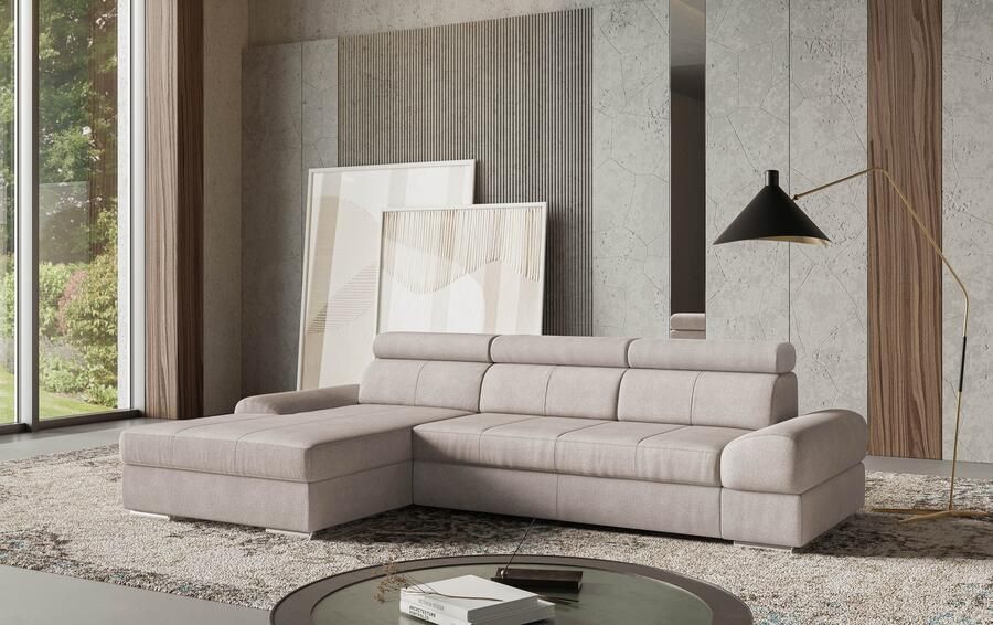 Sit&more Hoekbank Broadway L-vorm met verstelbare hoofdsteun naar keuze met slaapfunctie - Foto 2