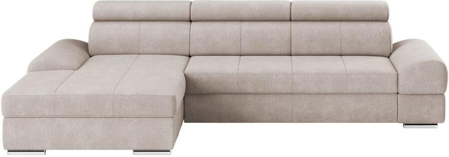 Sit&more Hoekbank Broadway L-vorm met verstelbare hoofdsteun naar keuze met slaapfunctie - Foto 4