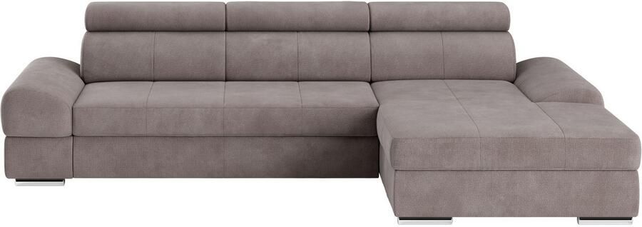 Sit&more Hoekbank Broadway L-vorm met verstelbare hoofdsteun naar keuze met slaapfunctie - Foto 6