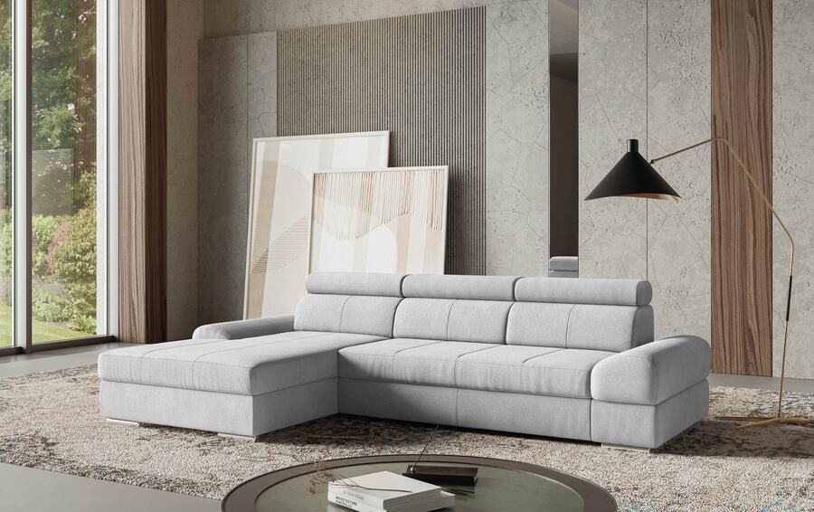 Sit&more Hoekbank Broadway L-vorm met verstelbare hoofdsteun naar keuze met slaapfunctie - Foto 2