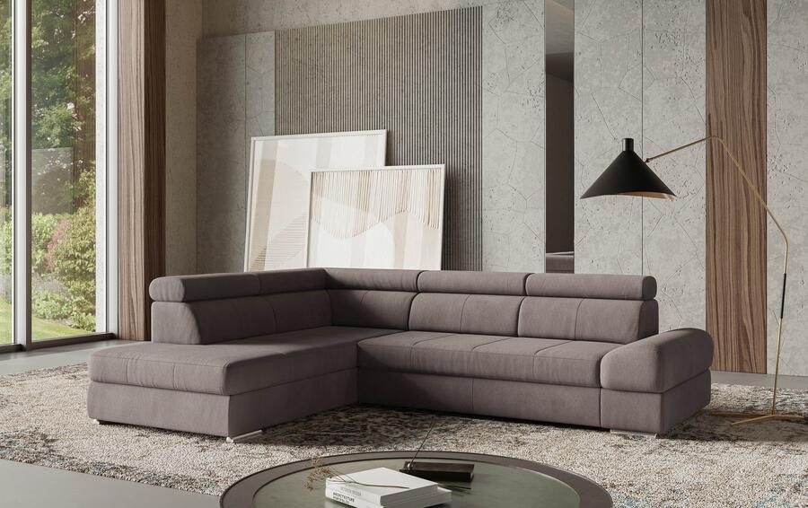 Sit&more Hoekbank Broadway L-vorm met verstelbare hoofdsteunen naar keuze met slaapfunctie - Foto 6