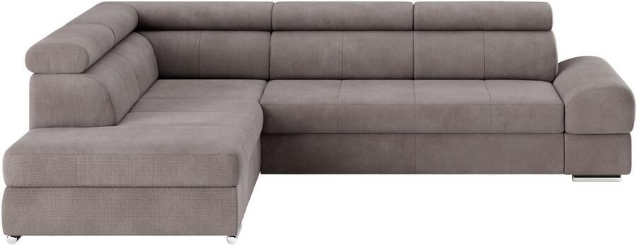 Sit&more Hoekbank Broadway L-vorm met verstelbare hoofdsteunen naar keuze met slaapfunctie - Foto 2