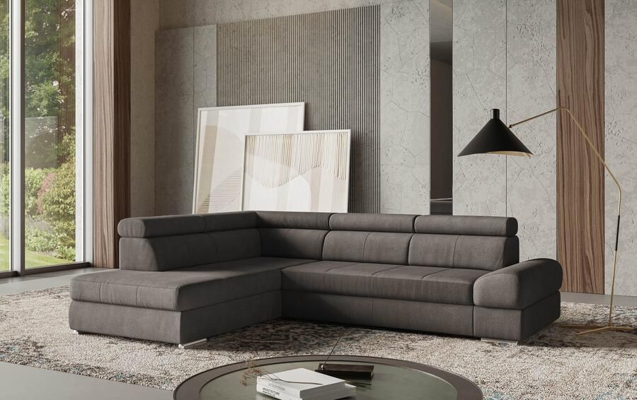 Sit&more Hoekbank Broadway L-vorm met verstelbare hoofdsteunen naar keuze met slaapfunctie - Foto 6