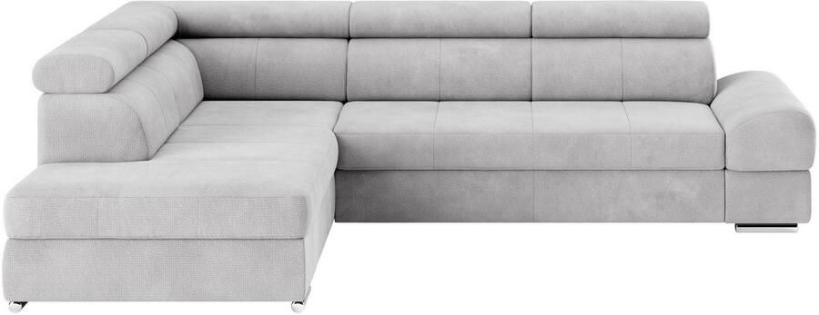 Sit&more Hoekbank Broadway L-vorm met verstelbare hoofdsteunen naar keuze met slaapfunctie - Foto 2