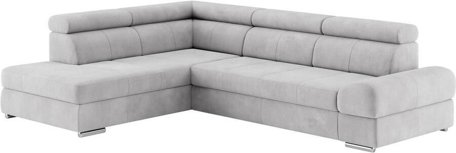 Sit&more Hoekbank Broadway L-vorm met verstelbare hoofdsteunen naar keuze met slaapfunctie - Foto 4