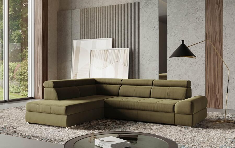 Sit&more Hoekbank Broadway L-vorm met verstelbare hoofdsteunen naar keuze met slaapfunctie - Foto 5