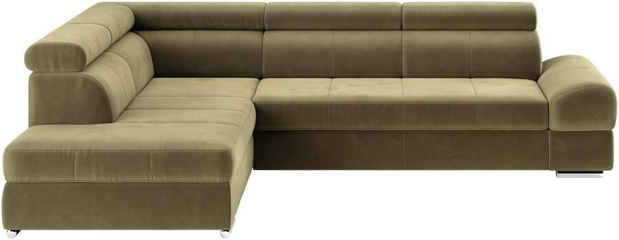 Sit&more Hoekbank Broadway L-vorm met verstelbare hoofdsteunen naar keuze met slaapfunctie - Foto 2