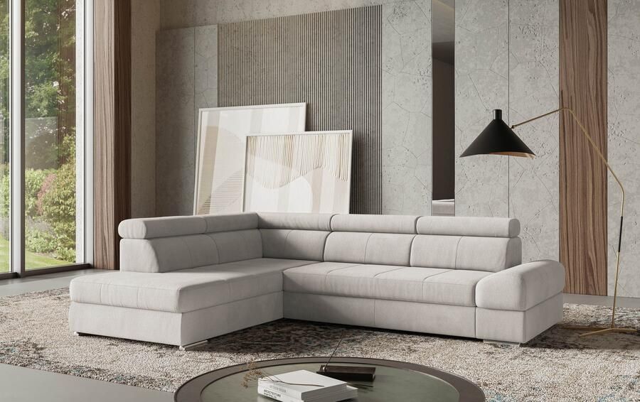 Sit&more Hoekbank Broadway L-vorm met verstelbare hoofdsteunen naar keuze met slaapfunctie - Foto 5