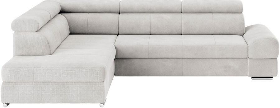 Sit&more Hoekbank Broadway L-vorm met verstelbare hoofdsteunen naar keuze met slaapfunctie - Foto 2