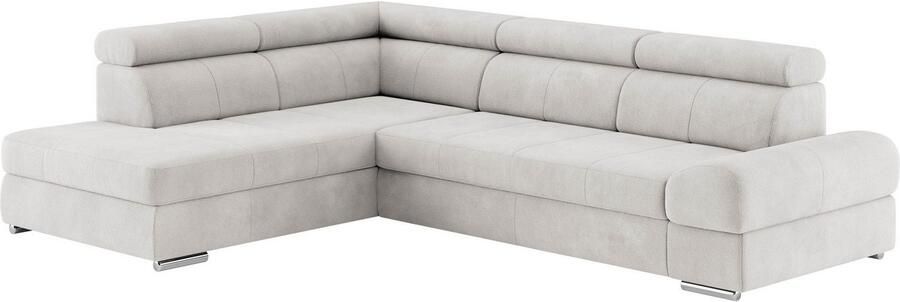 Sit&more Hoekbank Broadway L-vorm met verstelbare hoofdsteunen naar keuze met slaapfunctie - Foto 4