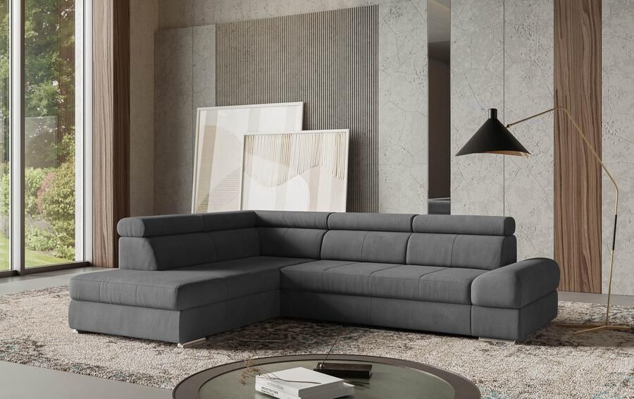 Sit&more Hoekbank Broadway L-vorm met verstelbare hoofdsteunen naar keuze met slaapfunctie - Foto 6