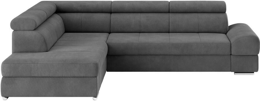 Sit&more Hoekbank Broadway L-vorm met verstelbare hoofdsteunen naar keuze met slaapfunctie - Foto 2