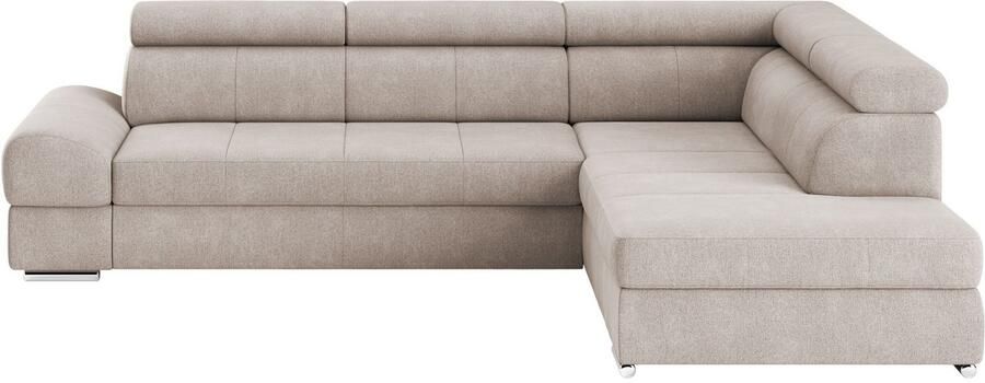 Sit&more Hoekbank Broadway L-vorm met verstelbare hoofdsteunen naar keuze met slaapfunctie - Foto 2