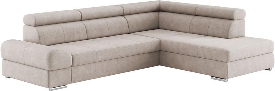 Sit&more Hoekbank Broadway L-vorm met verstelbare hoofdsteunen naar keuze met slaapfunctie - Foto 4