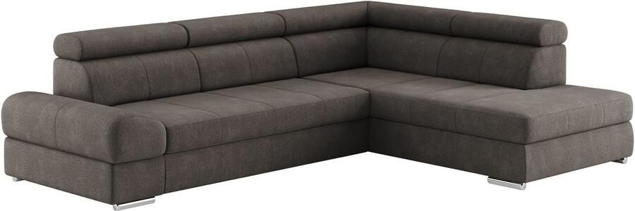 Sit&more Hoekbank Broadway L-vorm met verstelbare hoofdsteunen naar keuze met slaapfunctie - Foto 4