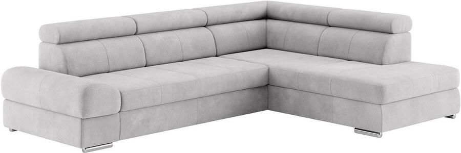 Sit&more Hoekbank Broadway L-vorm met verstelbare hoofdsteunen naar keuze met slaapfunctie - Foto 4