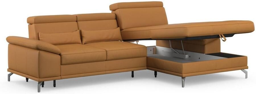 Sit&more Hoekbank Cabrio L-vorm met zitdiepteverstelling arm- en hoofdsteunverstelling - Foto 6