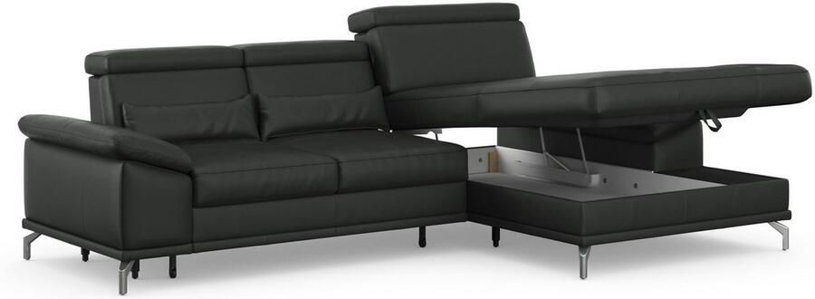 Sit&more Hoekbank Cabrio L-vorm met zitdiepteverstelling arm- en hoofdsteunverstelling - Foto 6