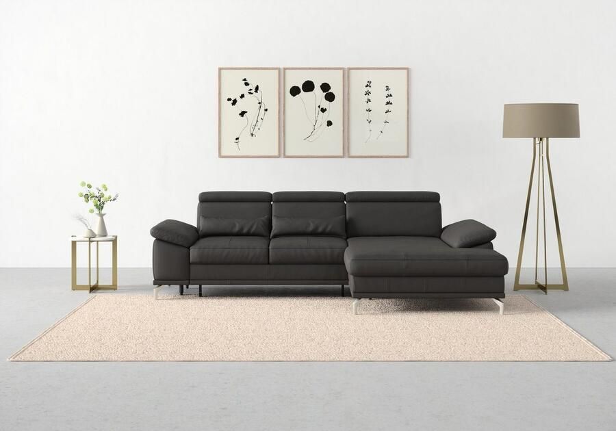 Sit&more Hoekbank Cabrio L-vorm met zitdiepteverstelling arm- en hoofdsteunverstelling - Foto 2