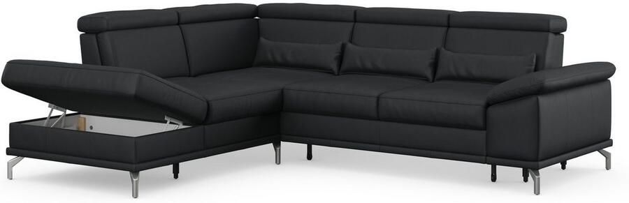 Sit&more Hoekbank Cabrio L-vorm B: 274 cm met zitdiepte- arm- & hoofdverstelling - Foto 13