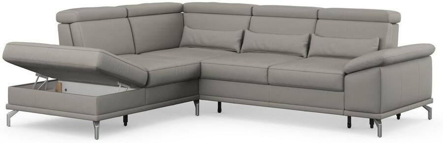 Sit&more Hoekbank Cabrio L-vorm B: 274 cm met zitdiepte- arm- & hoofdverstelling - Foto 9
