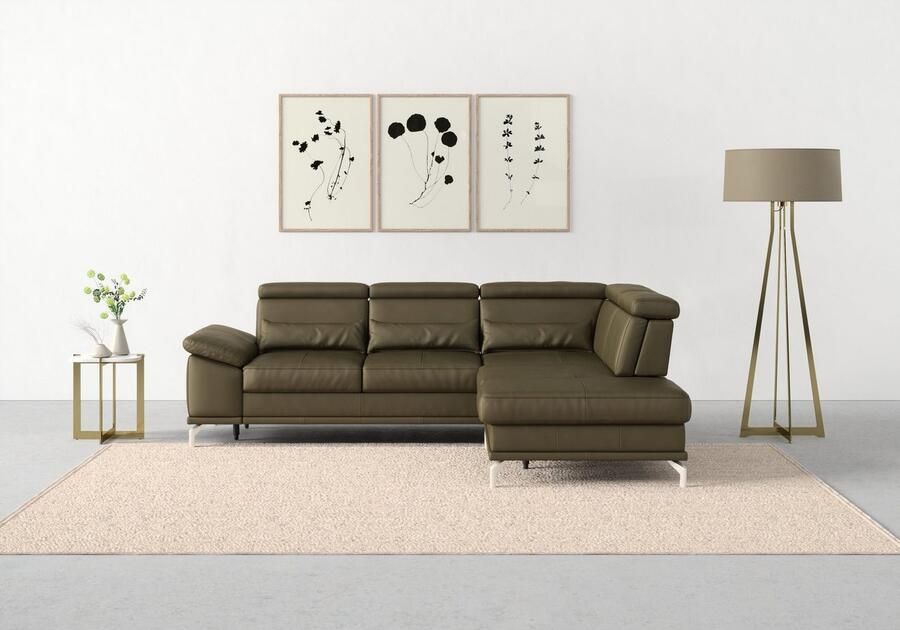 Sit&more Hoekbank Cabrio L-vorm B: 274 cm met zitdiepte- arm- & hoofdverstelling - Foto 3