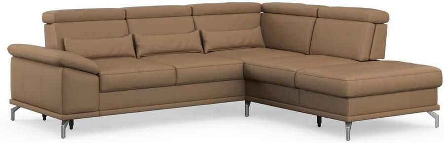 Sit&more Hoekbank Cabrio L-vorm B: 274 cm met zitdiepte- arm- & hoofdverstelling - Foto 8