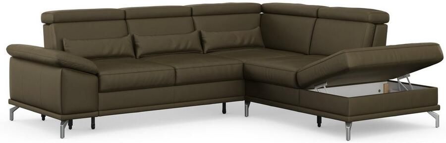 Sit&more Hoekbank Cabrio L-vorm B: 274 cm met zitdiepte- arm- & hoofdverstelling - Foto 10