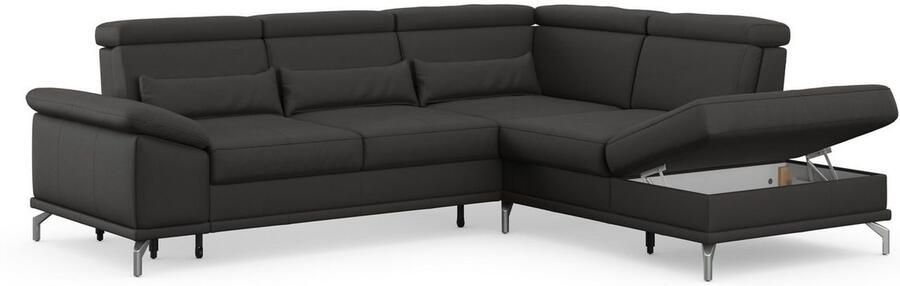 Sit&more Hoekbank Cabrio L-vorm B: 274 cm met zitdiepte- arm- & hoofdverstelling - Foto 14