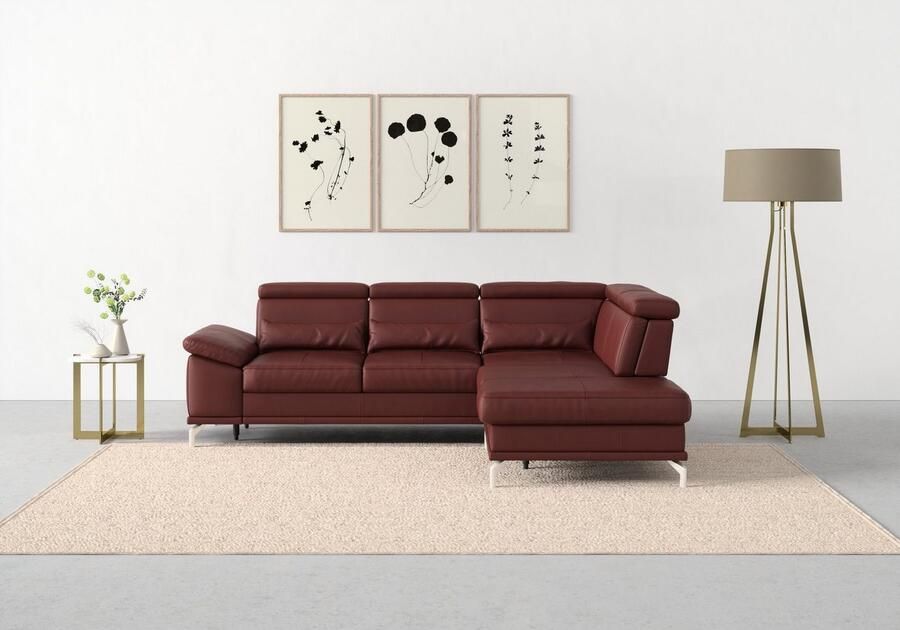 Sit&more Hoekbank Cabrio L-vorm B: 274 cm met zitdiepte- arm- & hoofdverstelling - Foto 3