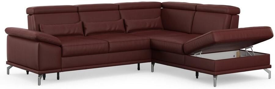 Sit&more Hoekbank Cabrio L-vorm B: 274 cm met zitdiepte- arm- & hoofdverstelling - Foto 10