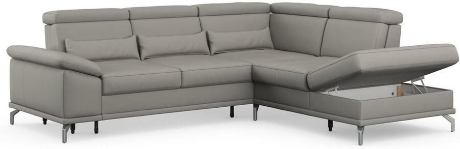 Sit&more Hoekbank Cabrio L-vorm B: 274 cm met zitdiepte- arm- & hoofdverstelling - Foto 9