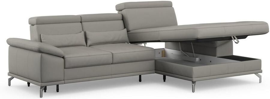 Sit&more Hoekbank Cabrio L-vorm met zitdiepteverstelling arm- en hoofdsteunverstelling - Foto 5