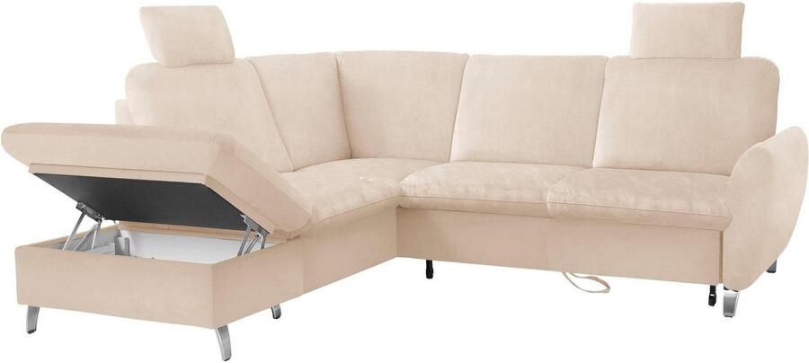 Sit&more Hoekbank Daytona L-vorm met binnenvering twee hoofdsteunen en naar keuze met slaapfunctie - Foto 5