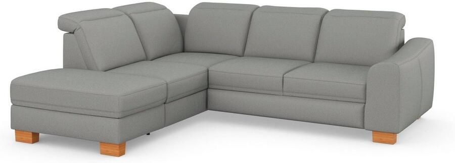 Sit&more Hoekbank Dundee L-vorm met binnenvering en massief houten poten naar keuze met verstelbare hoofdsteun - Foto 10