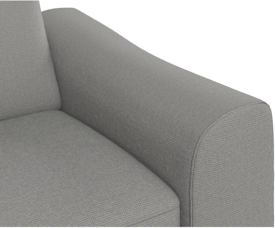 Sit&more Hoekbank Dundee L-vorm met binnenvering en massief houten poten naar keuze met verstelbare hoofdsteun - Foto 1