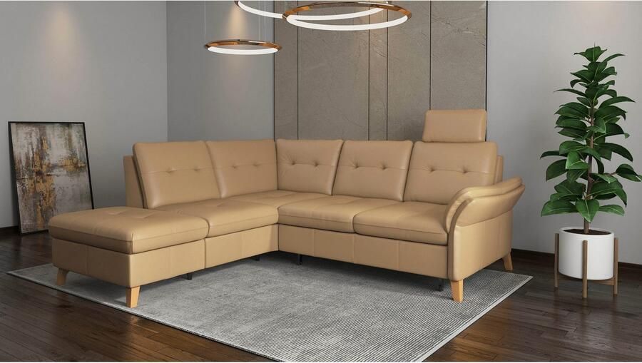 Sit&more Hoekbank Göteborg inclusief zitdiepteverstelling optioneel met bedfunctie & bedlade