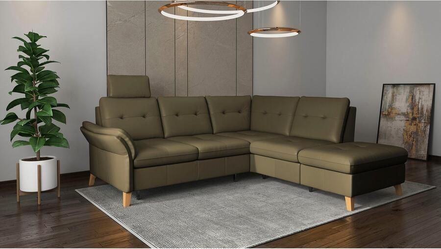 Sit&more Hoekbank Göteborg inclusief zitdiepteverstelling optioneel met bedfunctie & bedlade