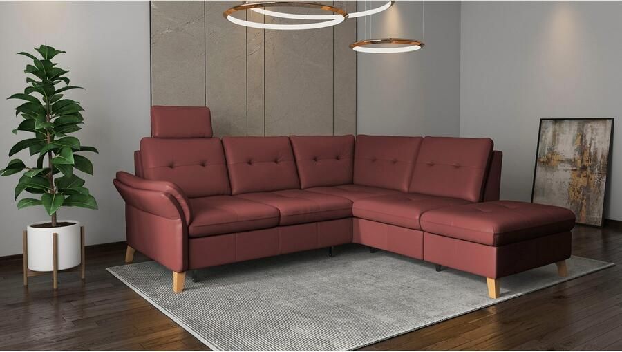 Sit&more Hoekbank Göteborg inclusief zitdiepteverstelling optioneel met bedfunctie & bedlade