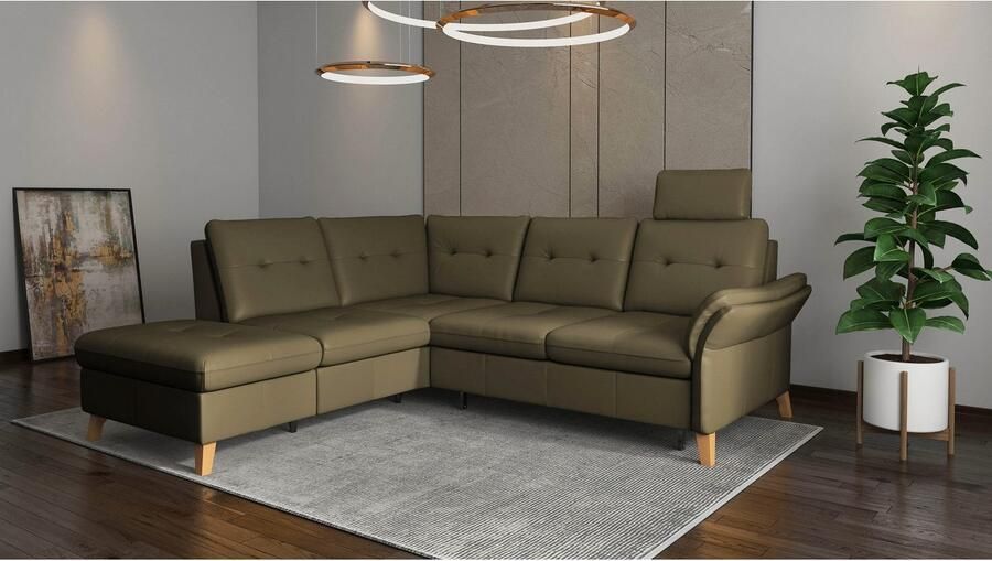 Sit&more Hoekbank Göteborg inclusief zitdiepteverstelling optioneel met bedfunctie & bedlade