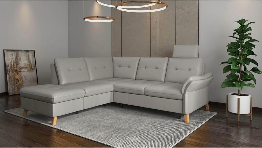 Sit&more Hoekbank Göteborg inclusief zitdiepteverstelling optioneel met bedfunctie & bedlade