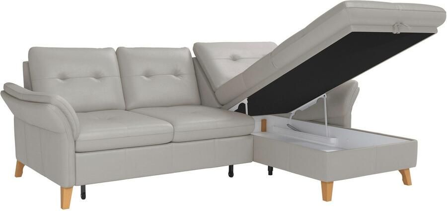 Sit&more Hoekbank Göteborg Zitdiepteverstelling en binnenvering naar keuze met slaapfunctie - Foto 5