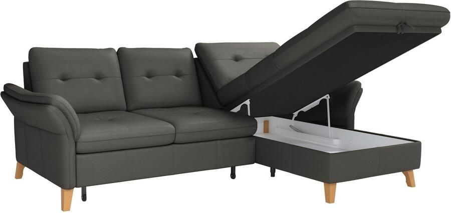 Sit&more Hoekbank Göteborg Zitdiepteverstelling en binnenvering naar keuze met slaapfunctie - Foto 5