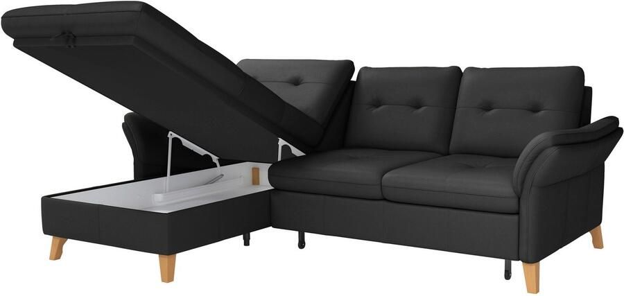Sit&more Hoekbank Göteborg Zitdiepteverstelling en binnenvering naar keuze met slaapfunctie - Foto 5
